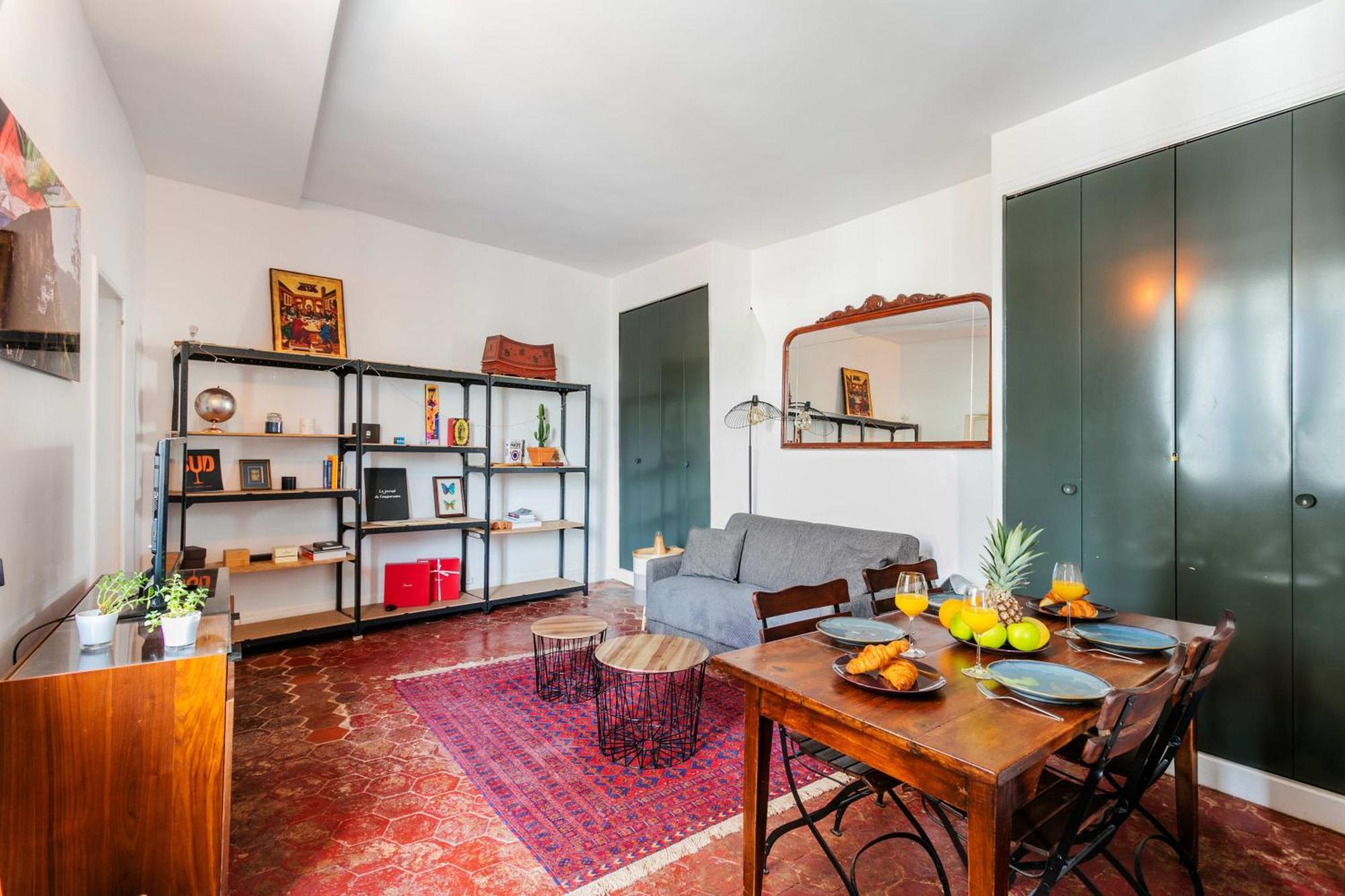 Central Paris 1Br Cozy Lejlighed Eksteriør billede