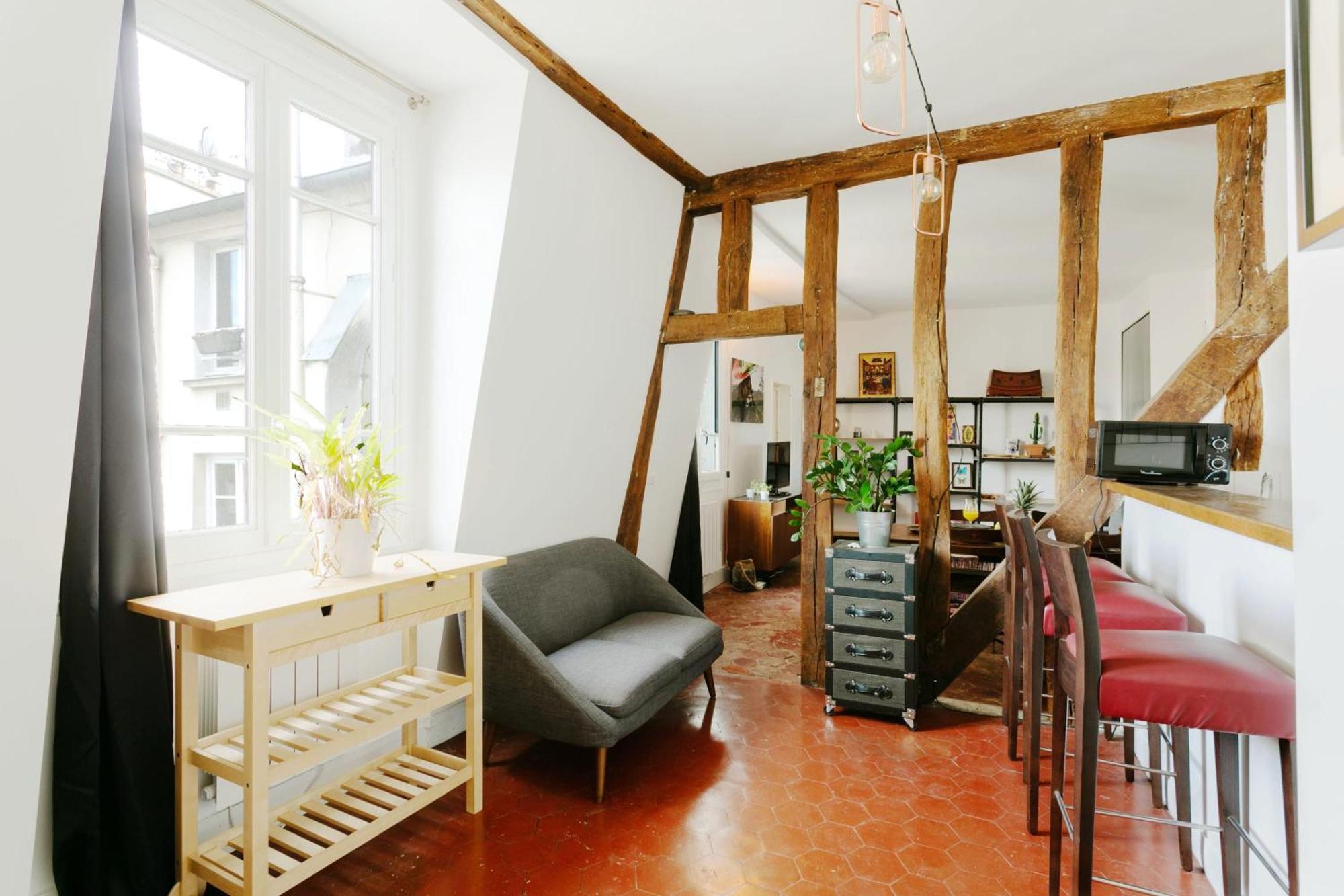 Central Paris 1Br Cozy Lejlighed Eksteriør billede