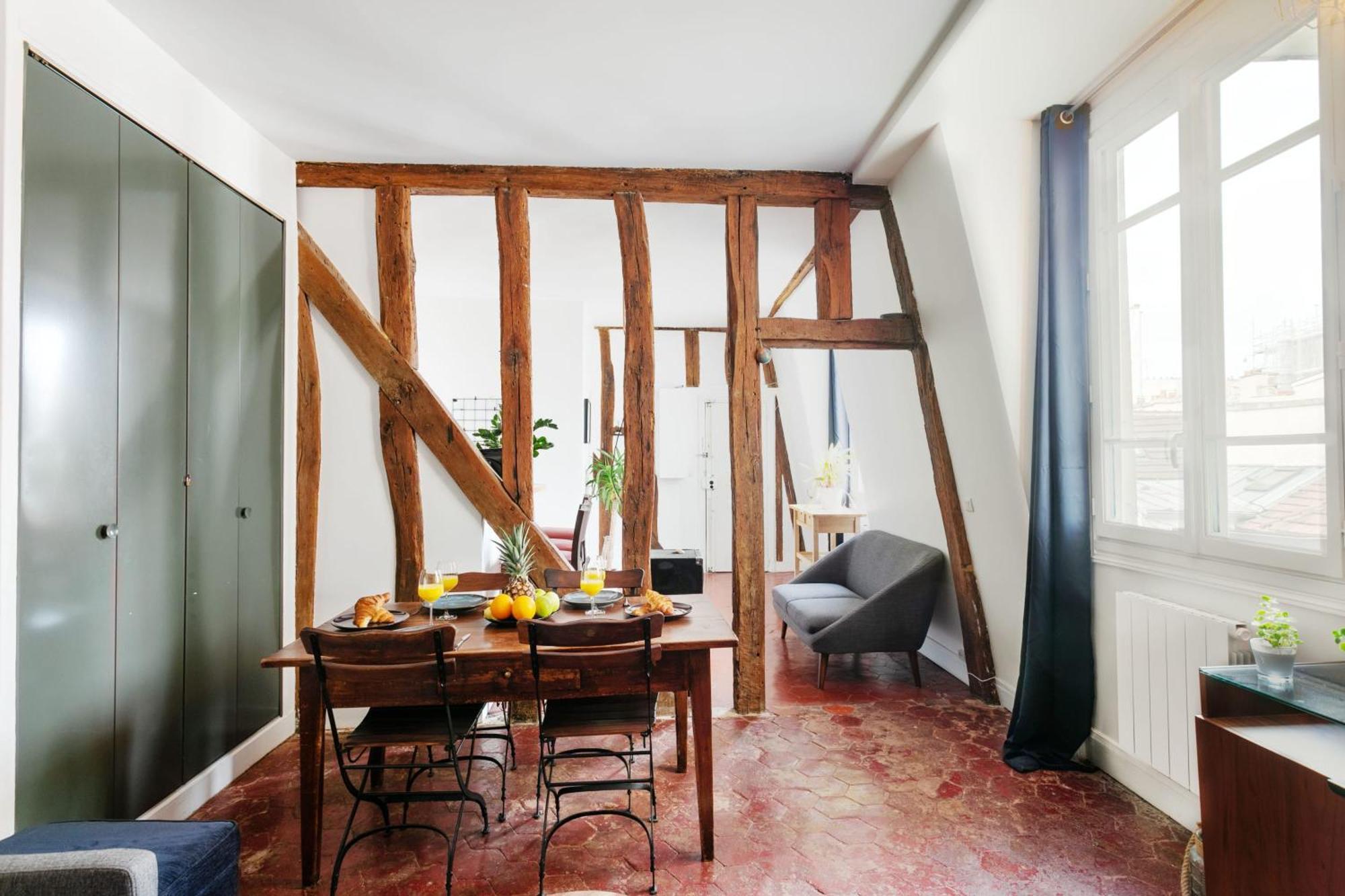 Central Paris 1Br Cozy Lejlighed Eksteriør billede