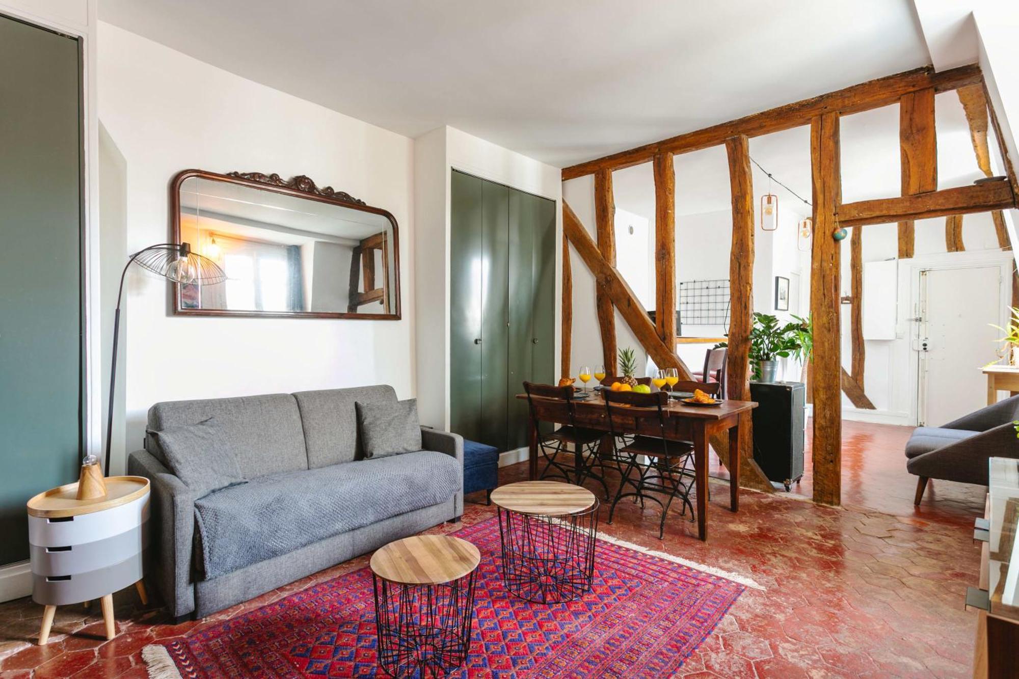 Central Paris 1Br Cozy Lejlighed Eksteriør billede